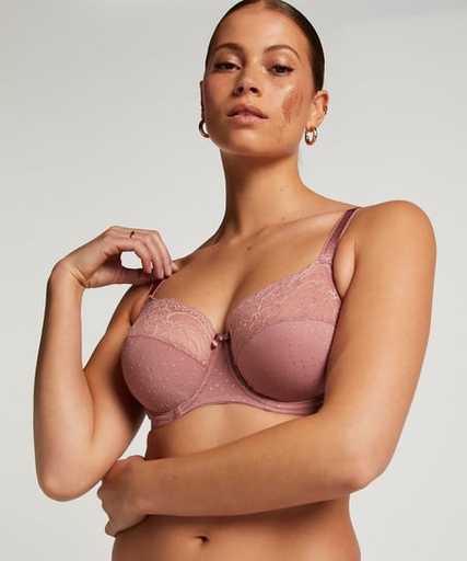 Soutien-gorge à armatures non-préformé Sophie - Rose