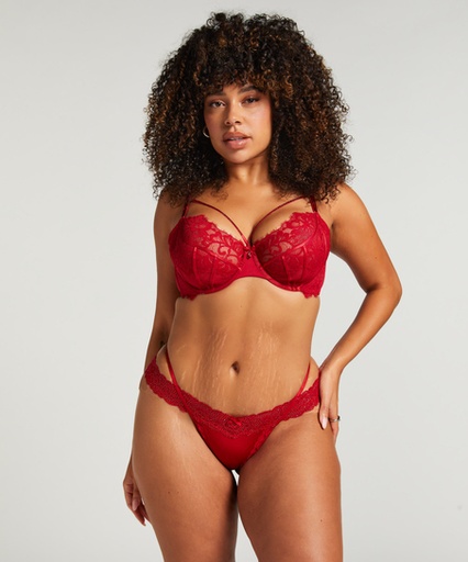 String bas Willow - Rouge